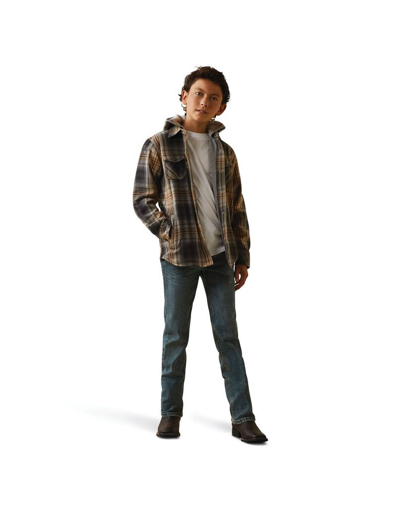 Vestes Ariat Heston Shirt Blanche Enfant | XNH-50772941