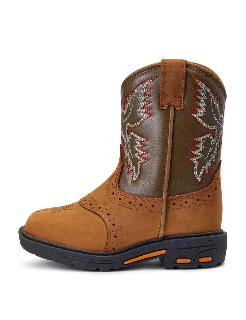 Bottes Western Ariat Stompers Durango Marron Enfant | BNK-65536744