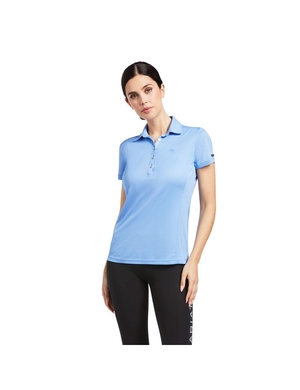 Hauts Ariat Talent Polo Bleu Femme | STD-14447146