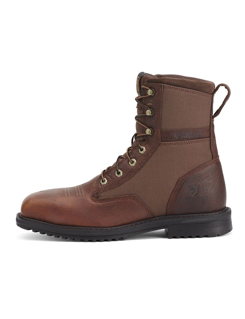 Bottes de Travail Ariat RigTek 8' Larges Square Embout Composite Embout Marron Homme | BAR-13650586