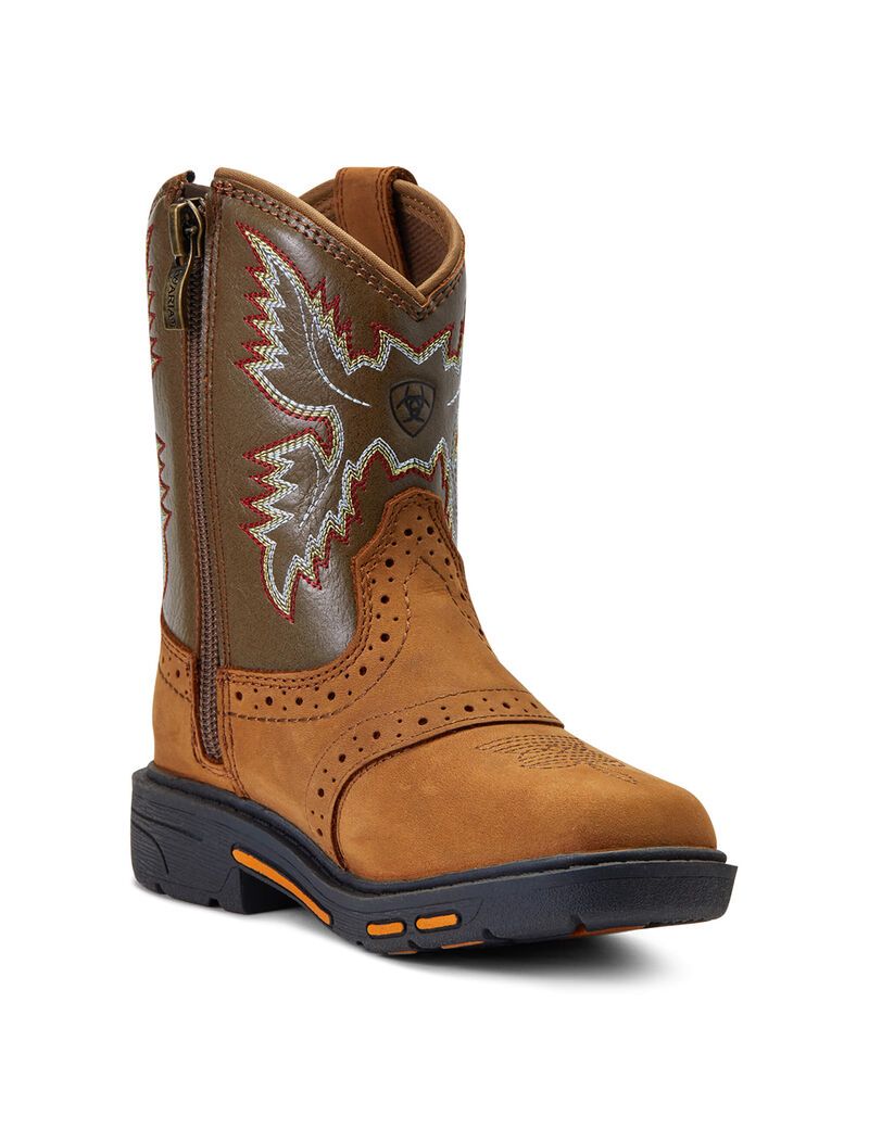 Bottes Western Ariat Stompers Durango Marron Enfant | BNK-65536744