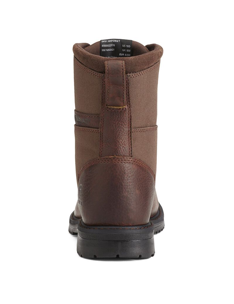 Bottes de Travail Ariat RigTek 8' Larges Square Embout Composite Embout Marron Homme | BAR-13650586