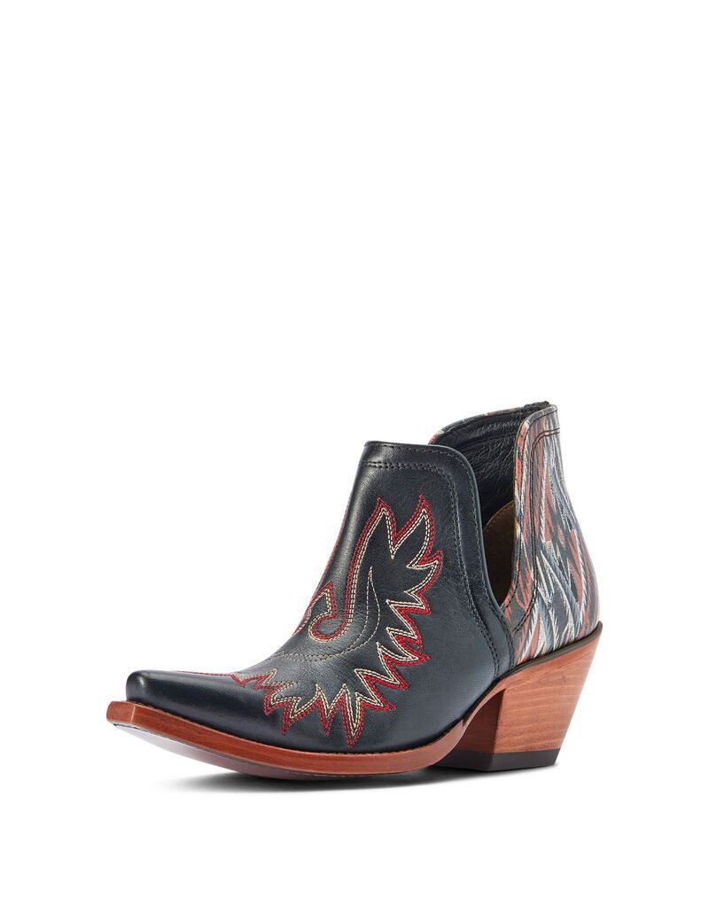 Bottines Ariat Dixon Chimayo Western Noir Femme | VBQ-08055769