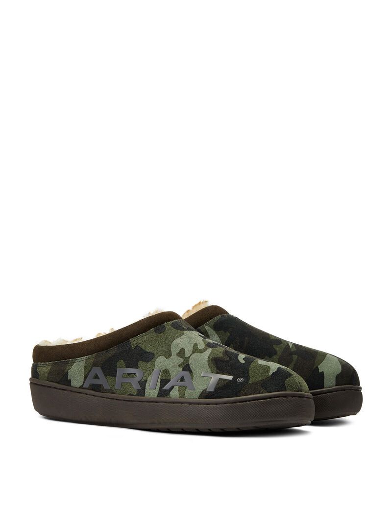 Chaussons Ariat Logo Encapuchonné Back Clog Camouflage Homme | CNL-41238307