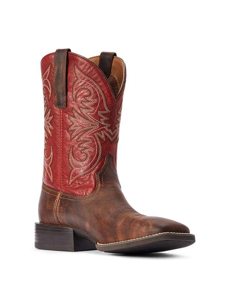 Bottes Western Ariat Sport Pardner Marron Homme | BKK-08211127