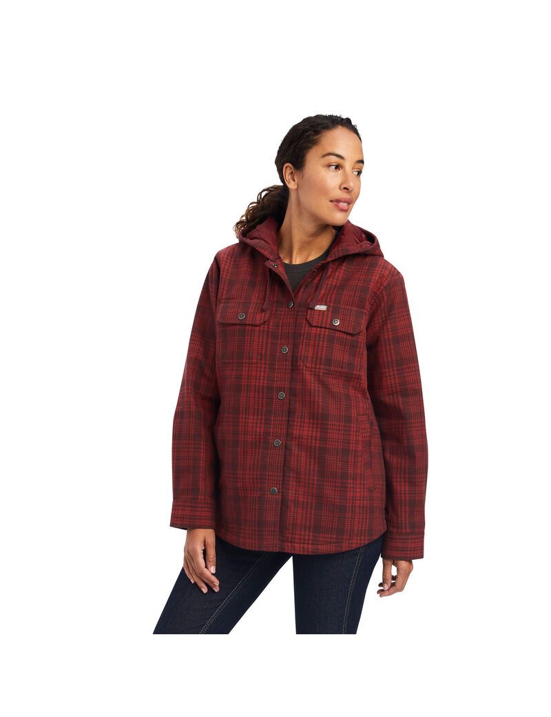 Vêtements De Travail Ariat Rebar Flannel Shirts Jackets Multicolore Femme | LGG-04179411