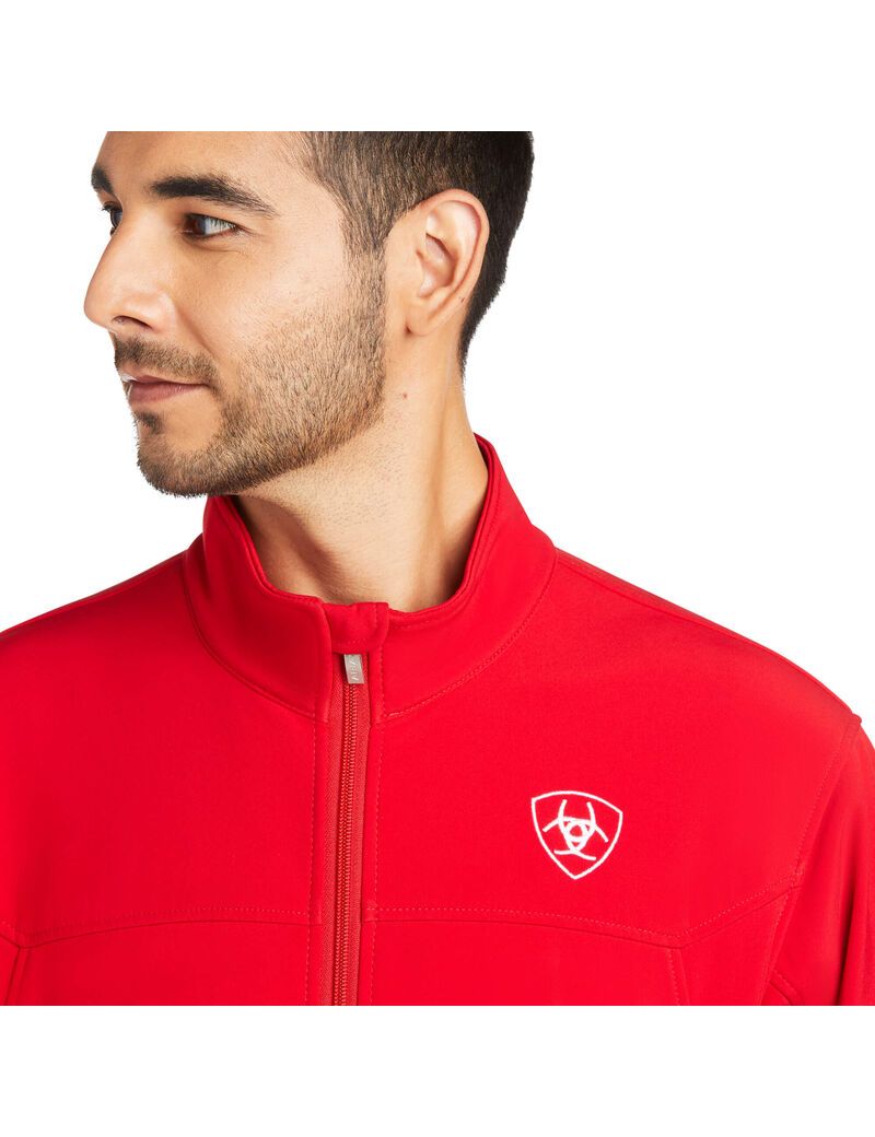 Vestes Ariat New Team Softshell MEXICO Rouge Homme | AAK-69369817