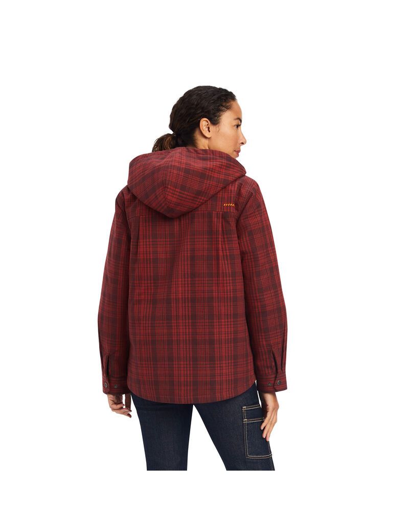 Vêtements De Travail Ariat Rebar Flannel Shirts Jackets Multicolore Femme | LGG-04179411