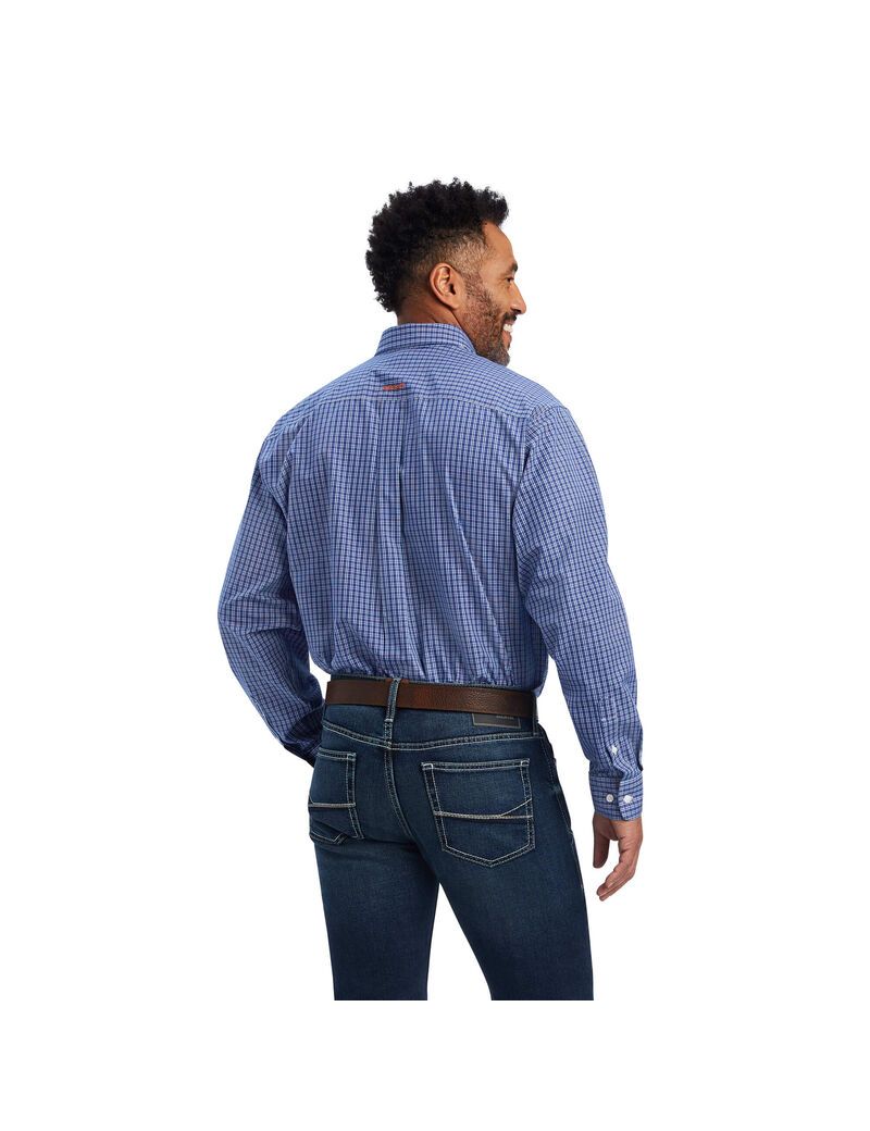 Chemises De Costume Ariat Wrinkle Free Dash Classiche Fit Multicolore Homme | SDG-94844290