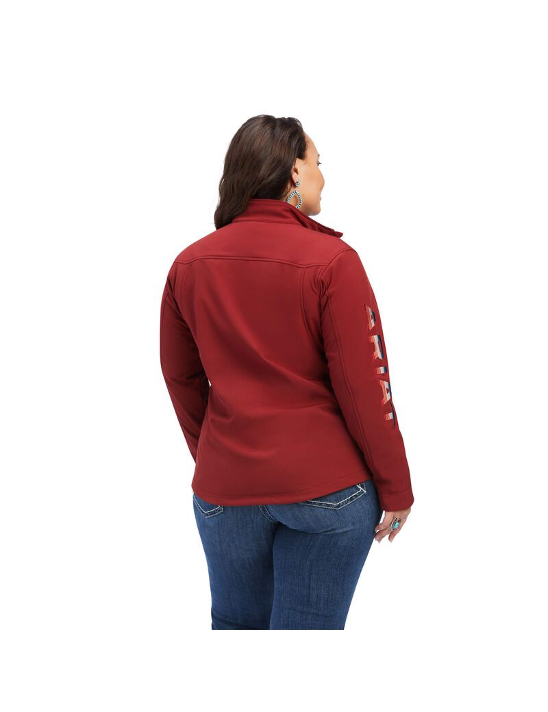 Vestes Ariat New Team Softshell Rouge Foncé Femme | XGX-75713641