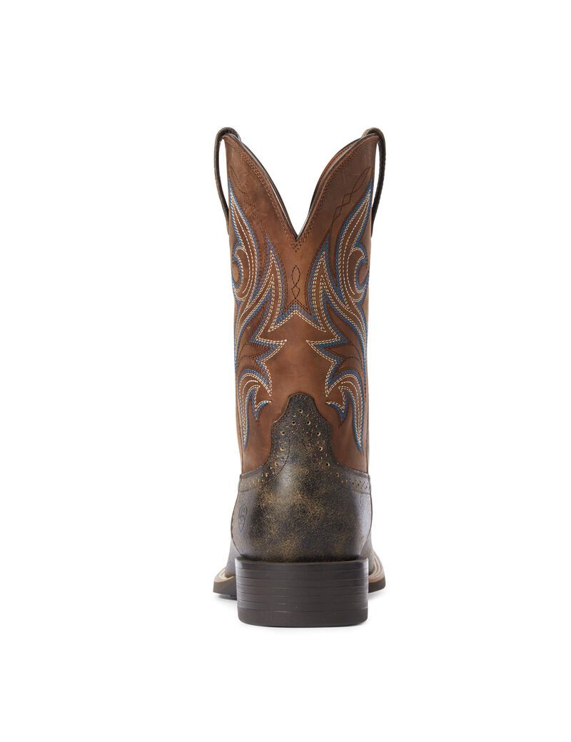 Bottes Western Ariat Sport Knockout Marron Homme | TCA-16370754