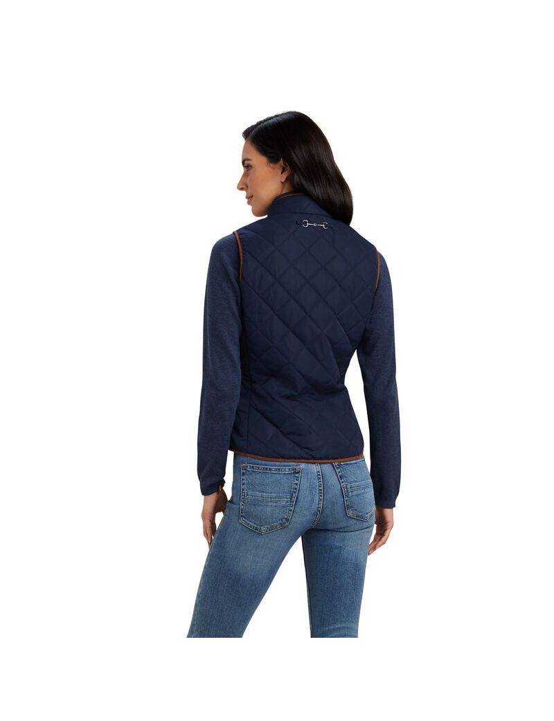 Gilet Ariat Woodside 2.0 Bleu Marine Femme | LZQ-82369000