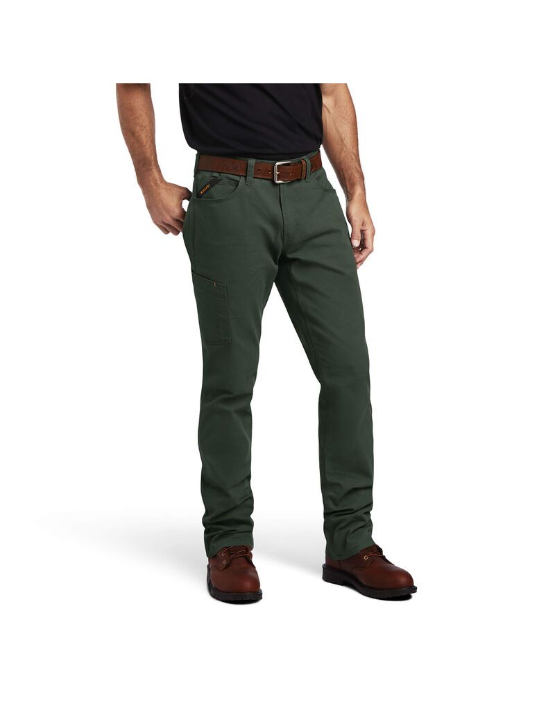 Pantalon Ariat Rebar M4 Low Rise DuraStretch Made Tough Stackable Droit Leg Multicolore Homme | SWI-84408194