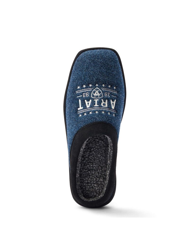 Chaussons Ariat 93 Liberty Square Embout Bleu Marine Homme | PXV-16207537