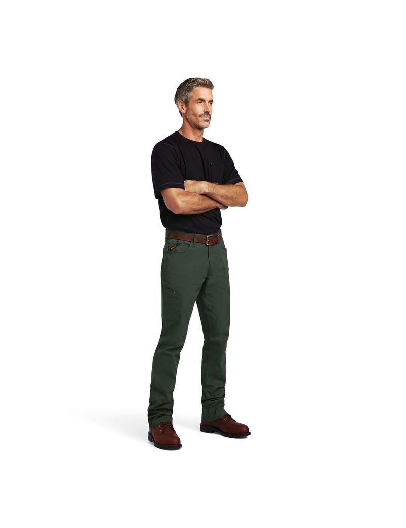 Pantalon Ariat Rebar M4 Low Rise DuraStretch Made Tough Stackable Droit Leg Multicolore Homme | SWI-84408194