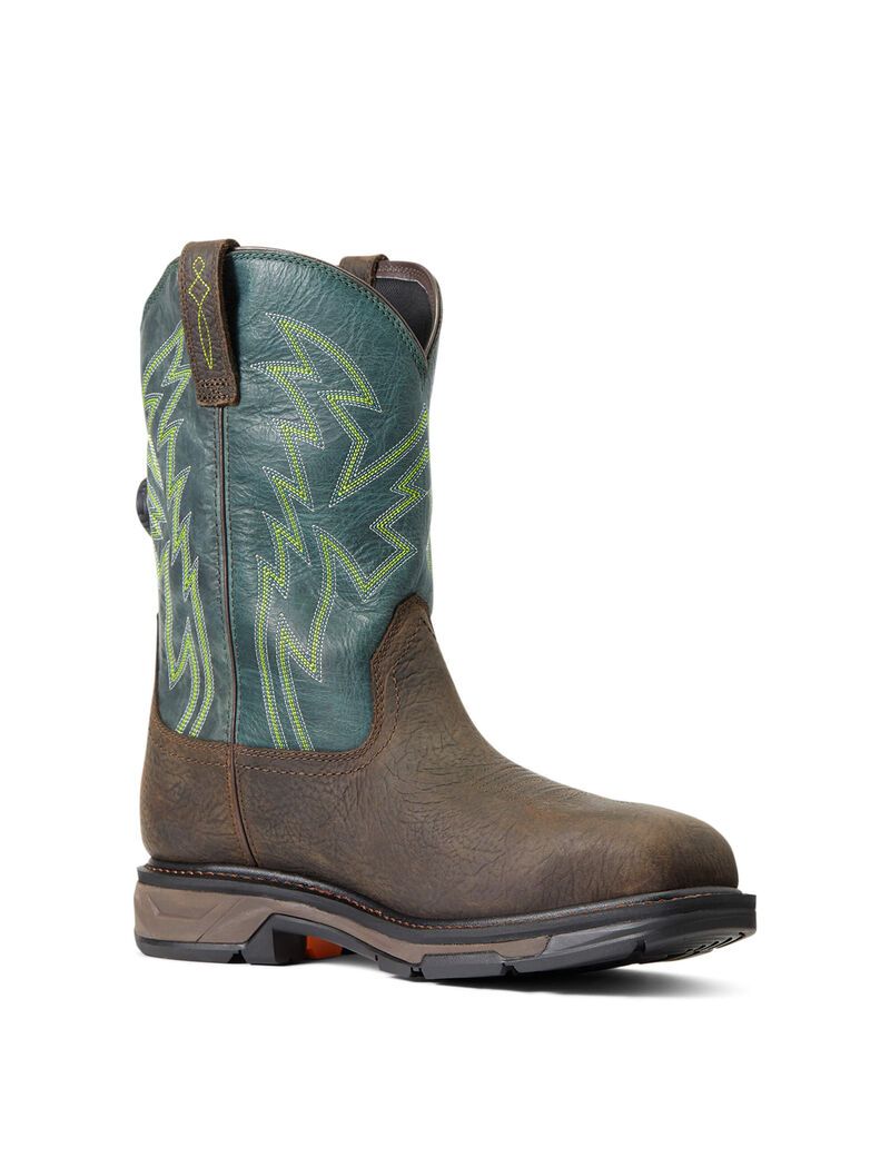 Bottes de Travail Ariat WorkHog XT BOA Imperméables Carbon Embout Marron Homme | ZNG-71521091