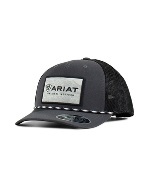 Casquettes Ariat Large logo patch cord Noir Homme | TGM-60455516