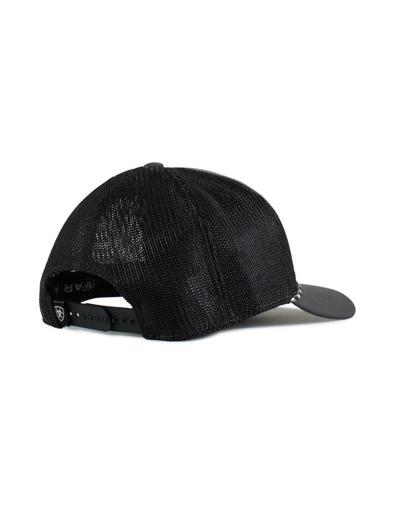 Casquettes Ariat Large logo patch cord Noir Homme | TGM-60455516