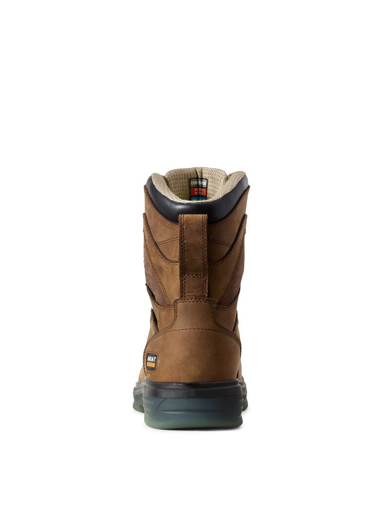 Bottes Imperméables Ariat Turbo 8' CSA Carbon Embout Travail Multicolore Homme | INV-03487664