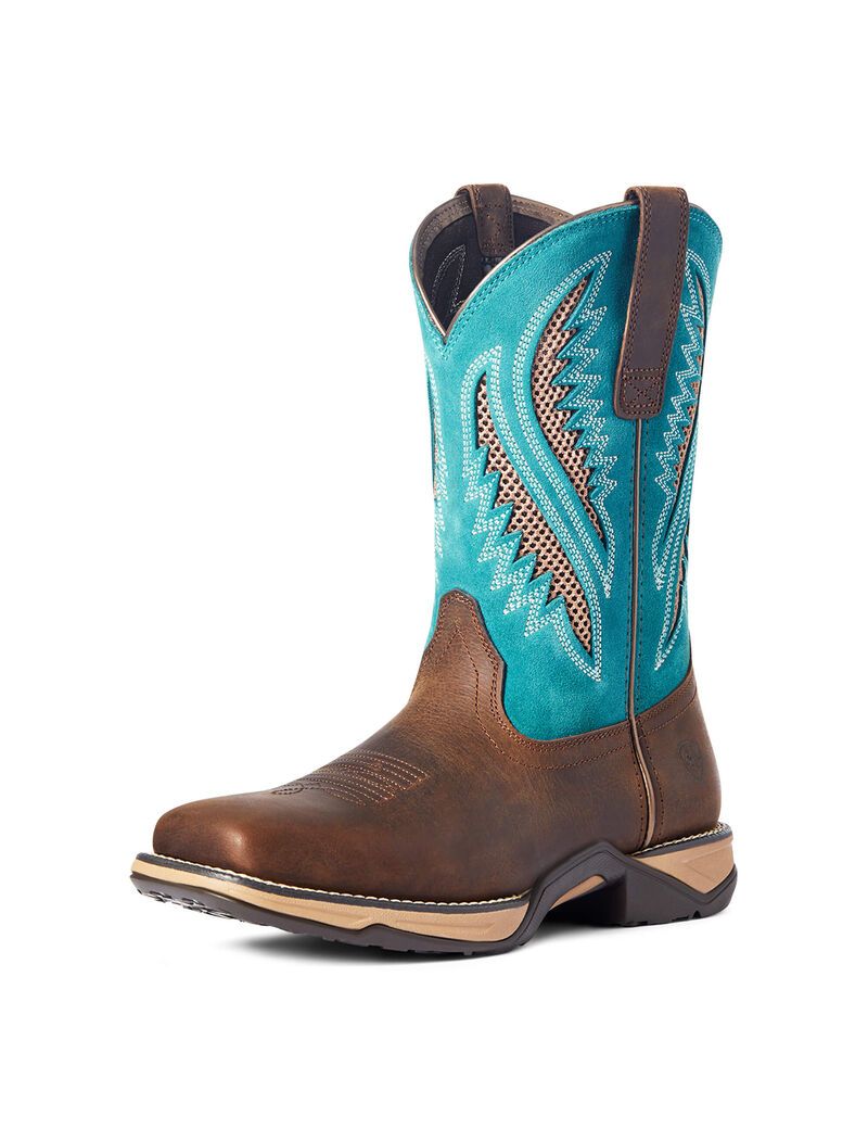 Bottes Western Ariat Anthem Venttek Chocolat Femme | RWR-03143171