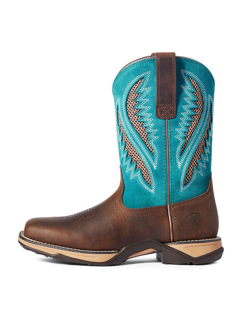 Bottes Western Ariat Anthem Venttek Chocolat Femme | RWR-03143171