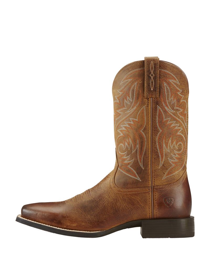 Bottes Western Ariat Sport Herdsman Marron Homme | ELW-91125381