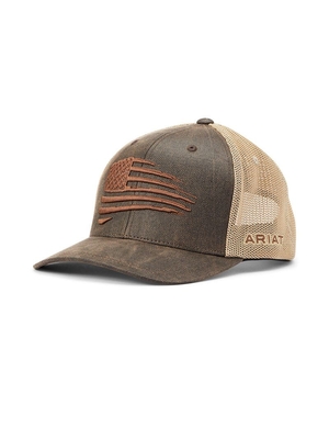 Casquettes Ariat Patriot Flag Marron Homme | XAD-84657288