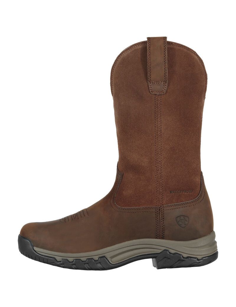 Bottes D'équitation Ariat Terrain Pull On Imperméables Marron Femme | VPD-59855305