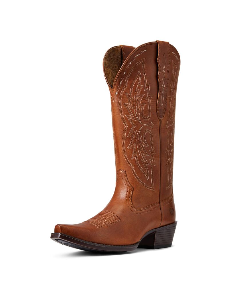 Bottes Western Ariat Heritage X Embout Elastic Larges Calf Marron Femme | MXY-56710966