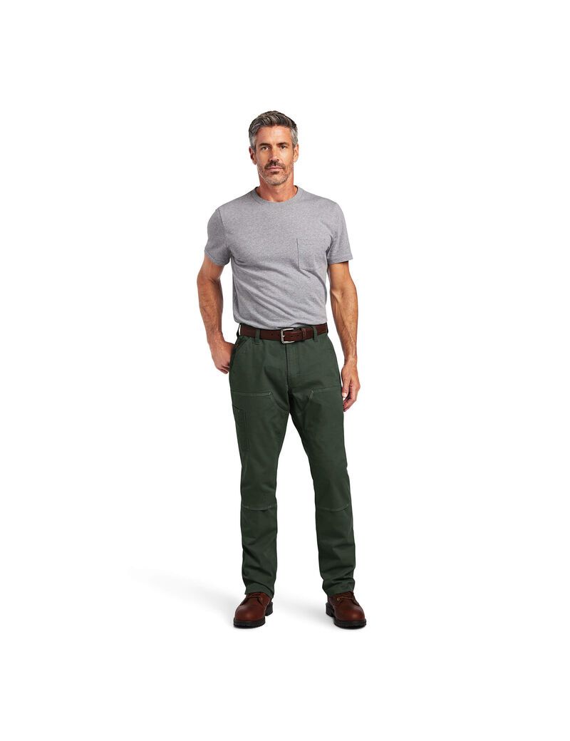 Pantalon Ariat Rebar M4 Low Rise DuraStretch Made Tough Double Front Stackable Droit Leg Multicolore Homme | TLZ-14172964