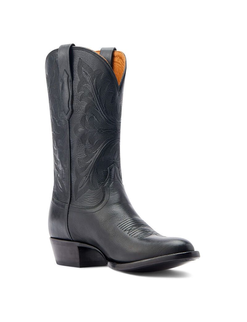 Bottes Western Ariat Bench Made James Noir Homme | GZB-83856592