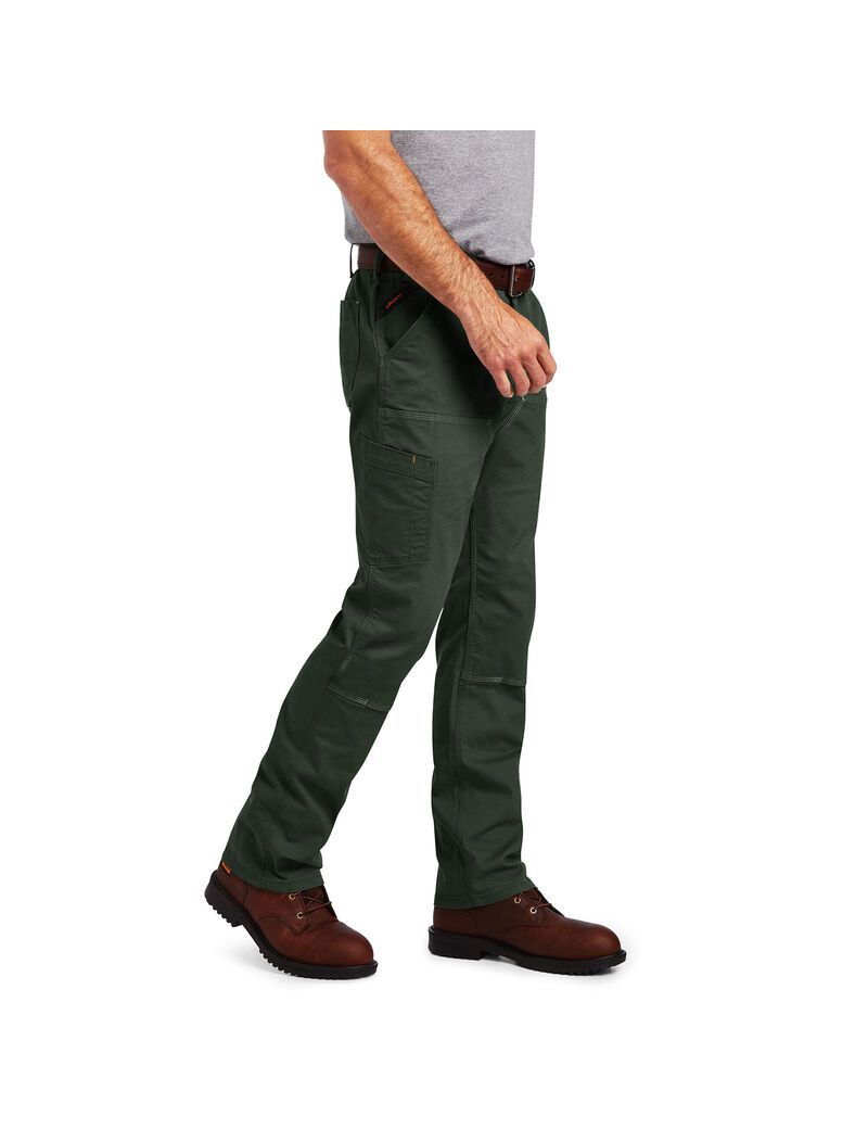 Pantalon Ariat Rebar M4 Low Rise DuraStretch Made Tough Double Front Stackable Droit Leg Multicolore Homme | TLZ-14172964