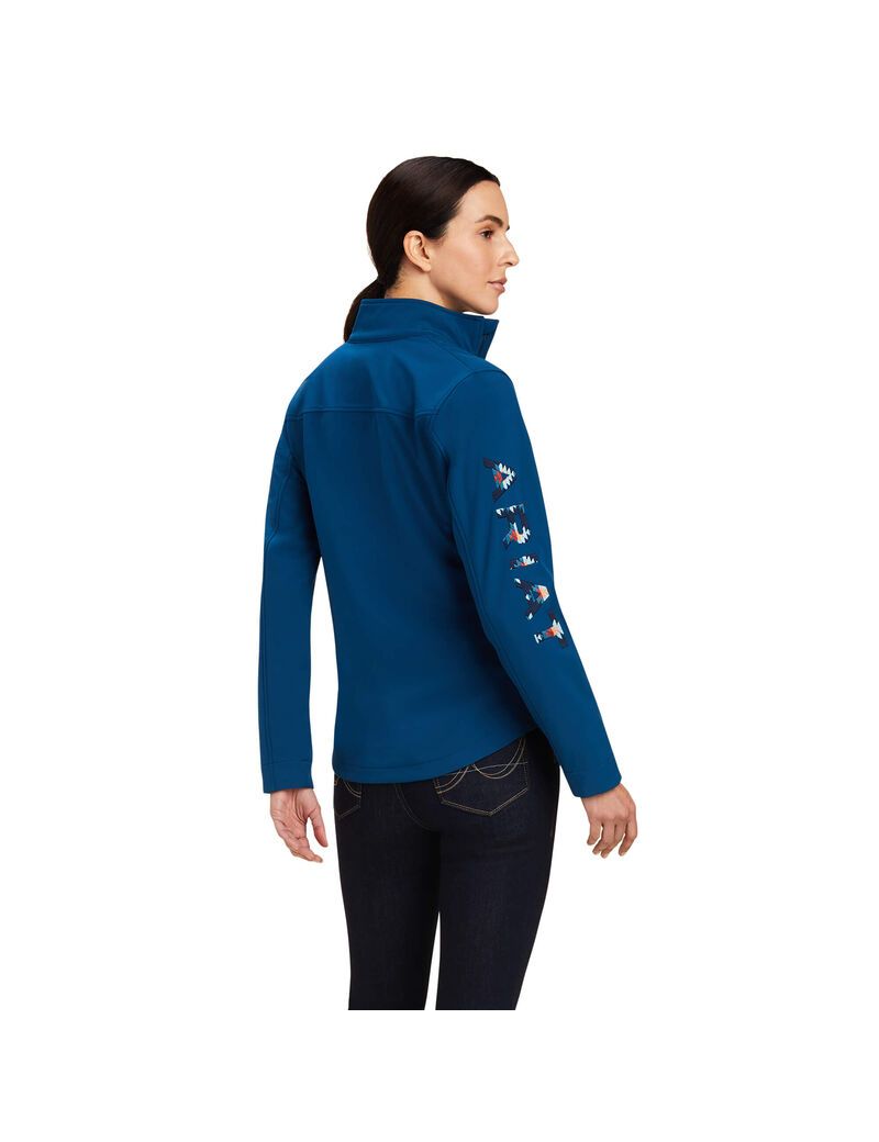 Vestes Ariat New Team Softshell Bleu Femme | ZXW-47726430