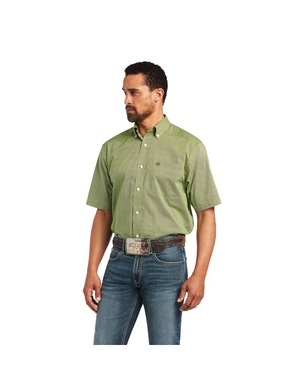 Chemises De Costume Ariat Branson Stretch Classiche Fit Vert Homme | GYN-01976812