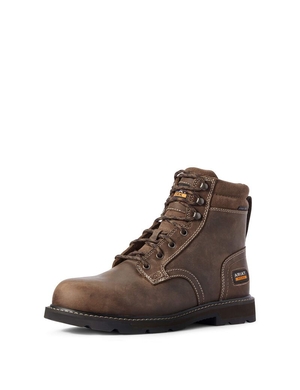 Bottes de Travail Ariat Groundbreaker 6' II Steel Embout Marron Homme | NFP-51989458