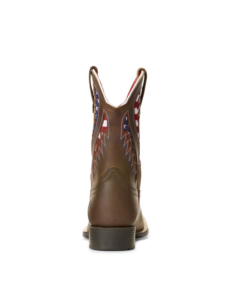 Bottes Western Ariat Quickdraw Venttek Marron Enfant | AMR-82430721