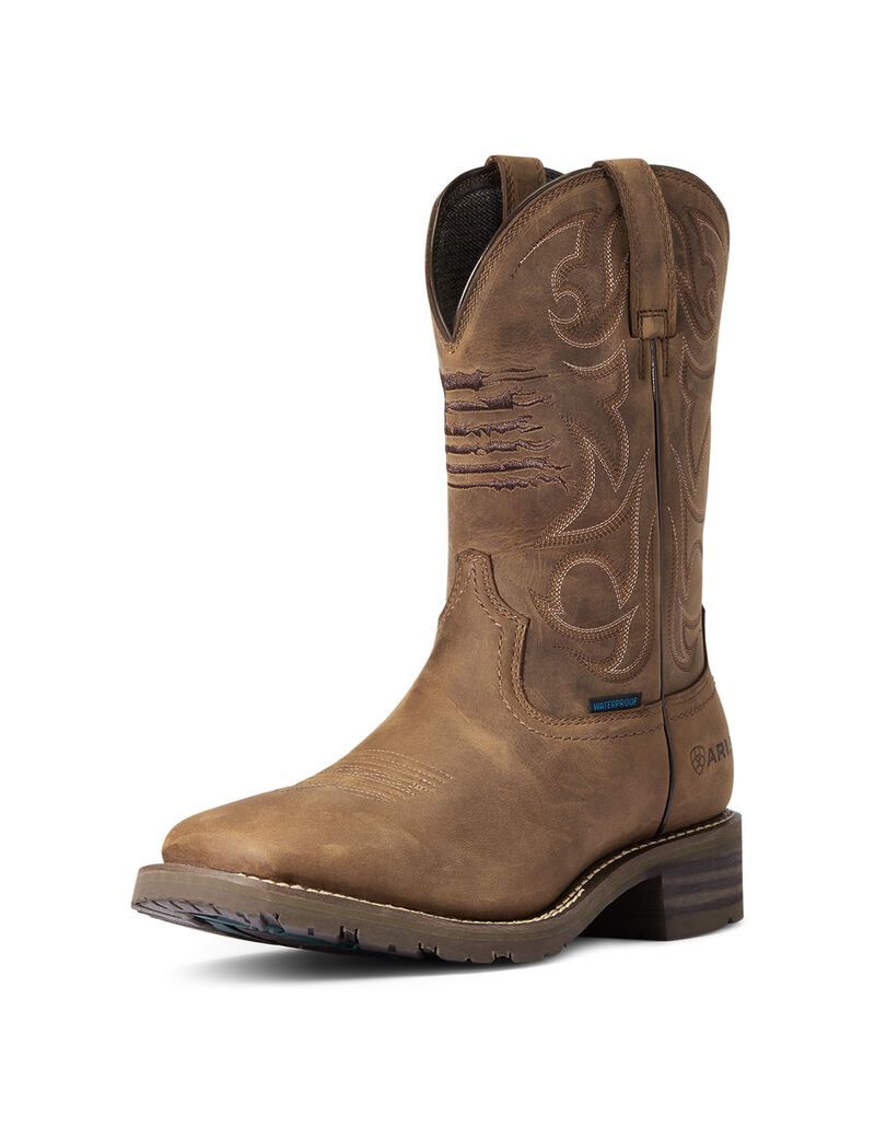 Bottes Imperméables Ariat Hybride Patriot Western Marron Homme | RBQ-28981092