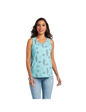 Hauts Ariat Cactus Desert Tank Multicolore Femme | NPG-58094238