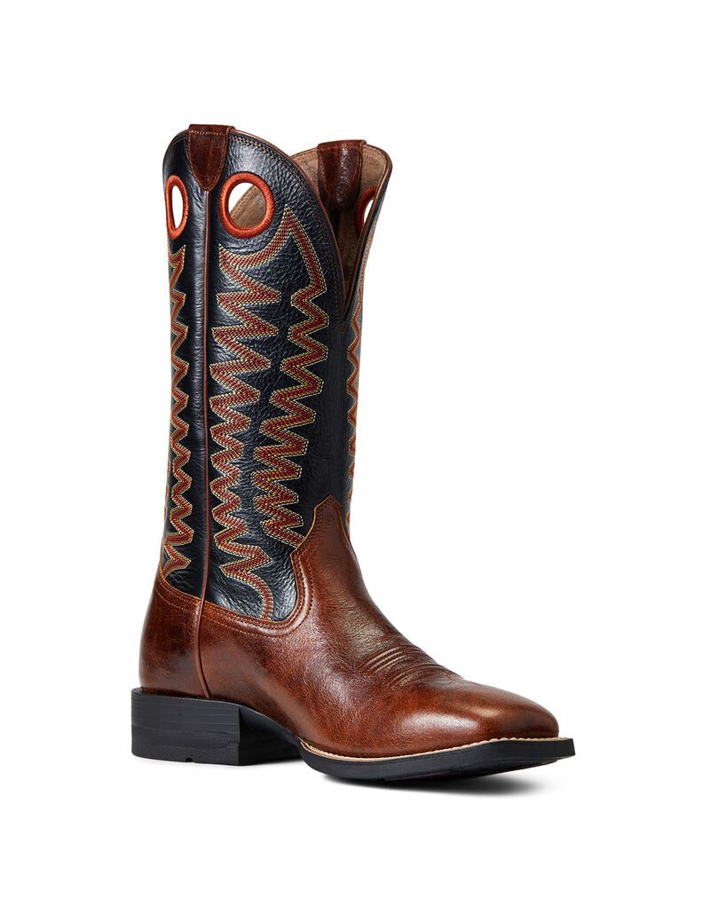 Bottes Western Ariat Sidepass Marron Homme | RJC-44385817