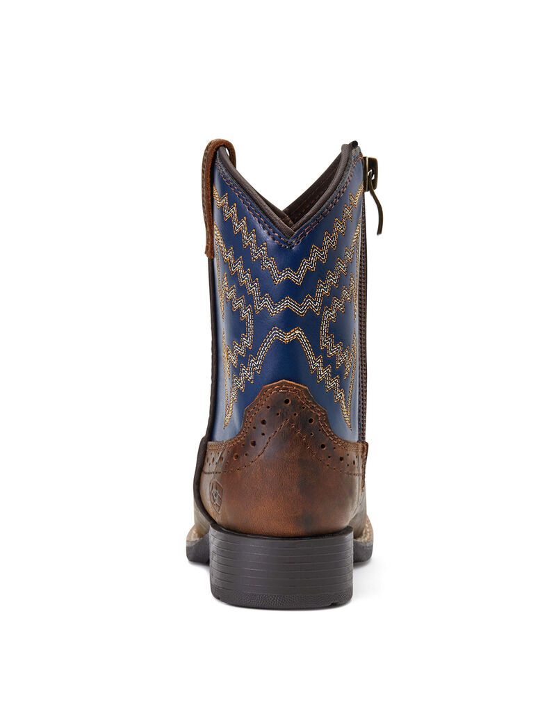 Bottes Western Ariat Stompers Deadwood Marron Enfant | GOX-71072560