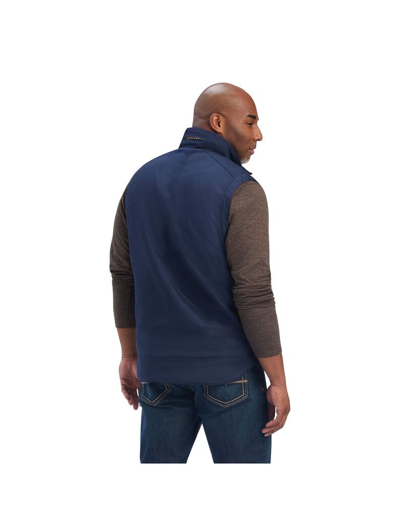 Gilet Ariat Rebar DuraCanvas Bleu Marine Homme | RHS-90531832