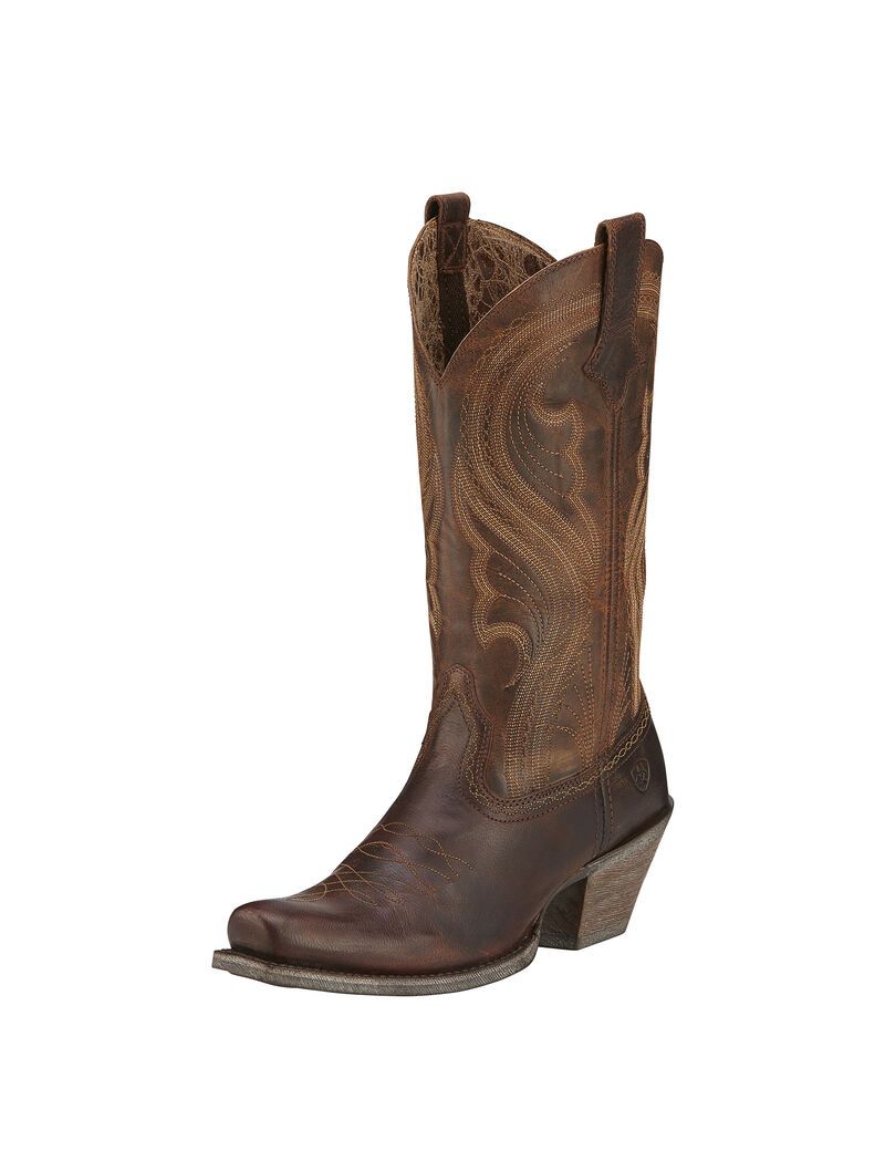 Bottes Western Ariat Lively Marron Femme | GIQ-01639877