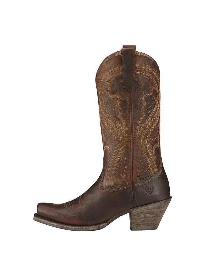 Bottes Western Ariat Lively Marron Femme | GIQ-01639877