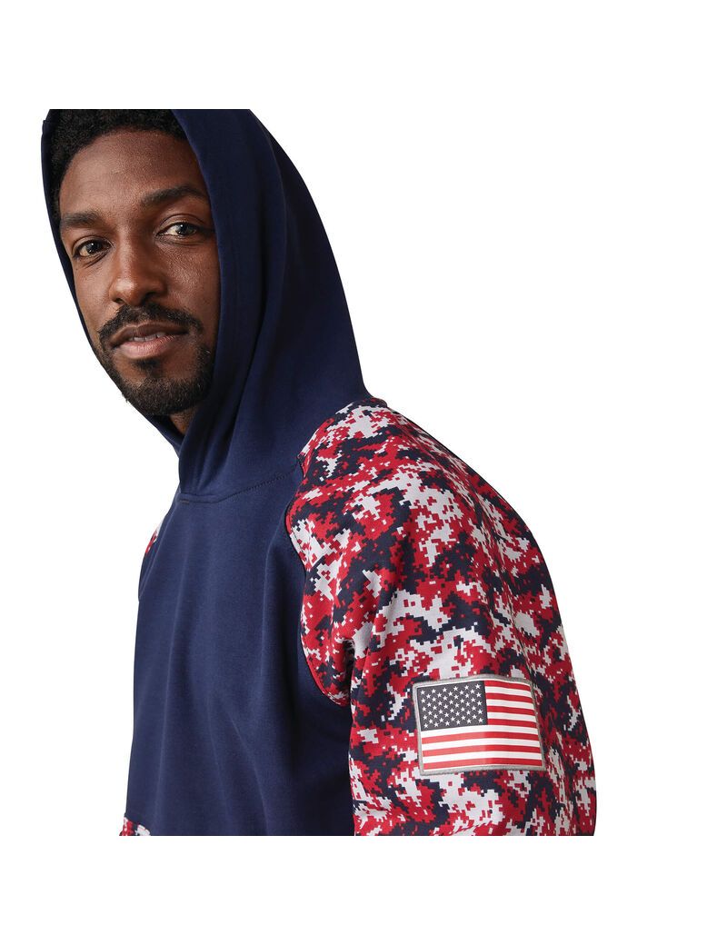 Sweat à Capuche Ariat FR DuraStretch Patriot Multicolore Homme | NVM-16993228