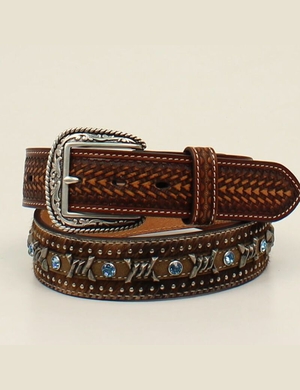 Ceintures Ariat Barbed wire Marron Homme | NOI-68999724