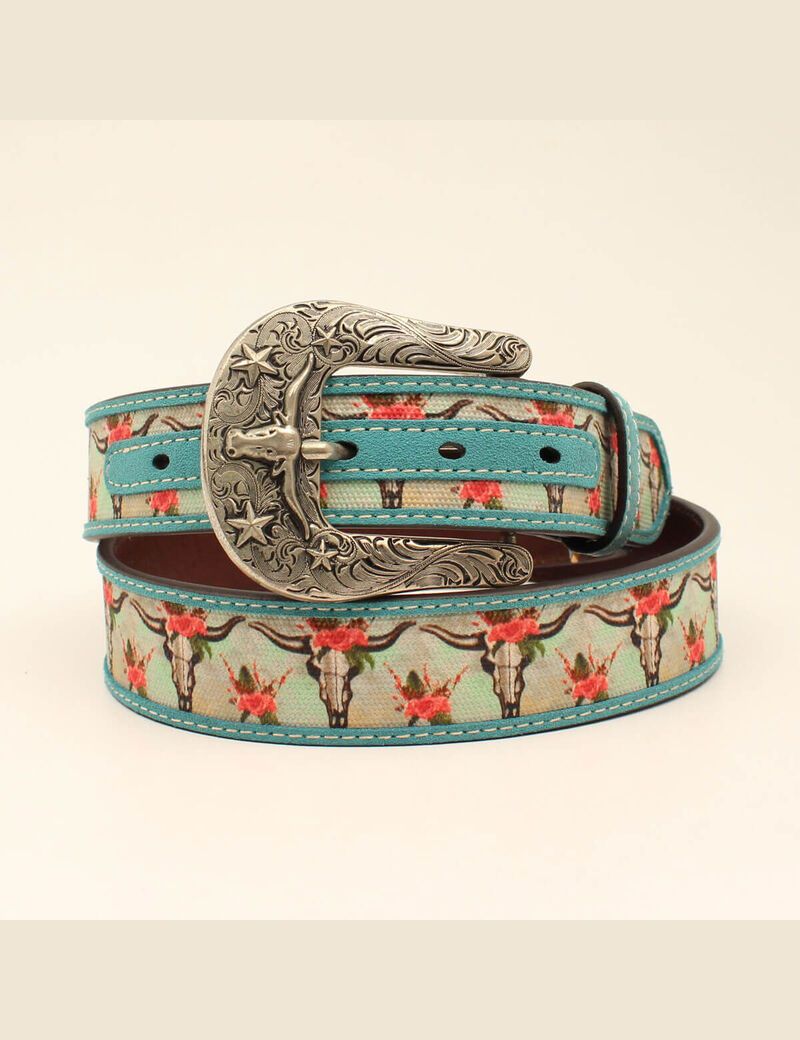 Ceintures Ariat Cruiser skull Turquoise Femme | OKR-74963913