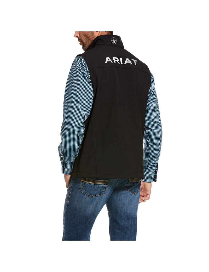 Gilet Ariat Logo 2.0 Softshell Noir Homme | CNH-83098634