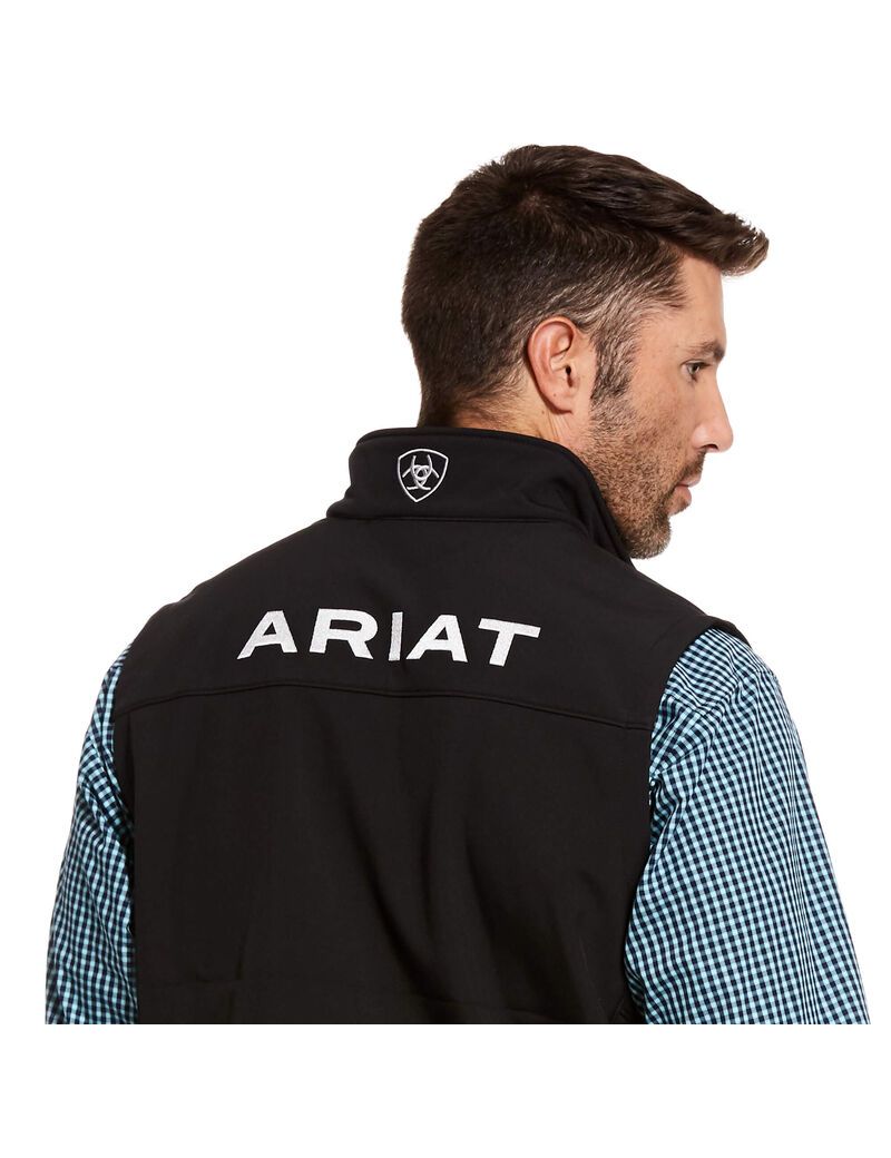 Gilet Ariat Logo 2.0 Softshell Noir Homme | CNH-83098634