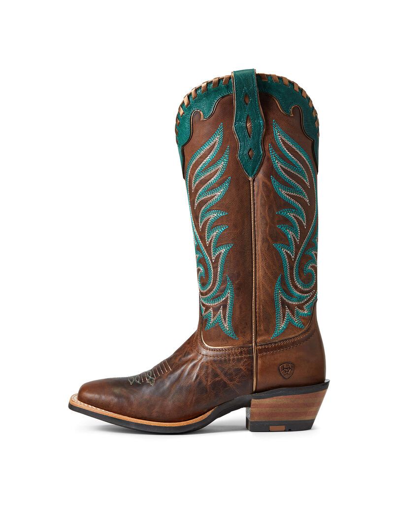 Bottes Western Ariat Crossfire Picante Marron Femme | RCQ-86889404