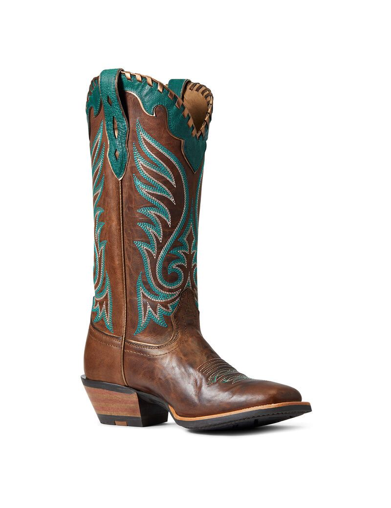 Bottes Western Ariat Crossfire Picante Marron Femme | RCQ-86889404